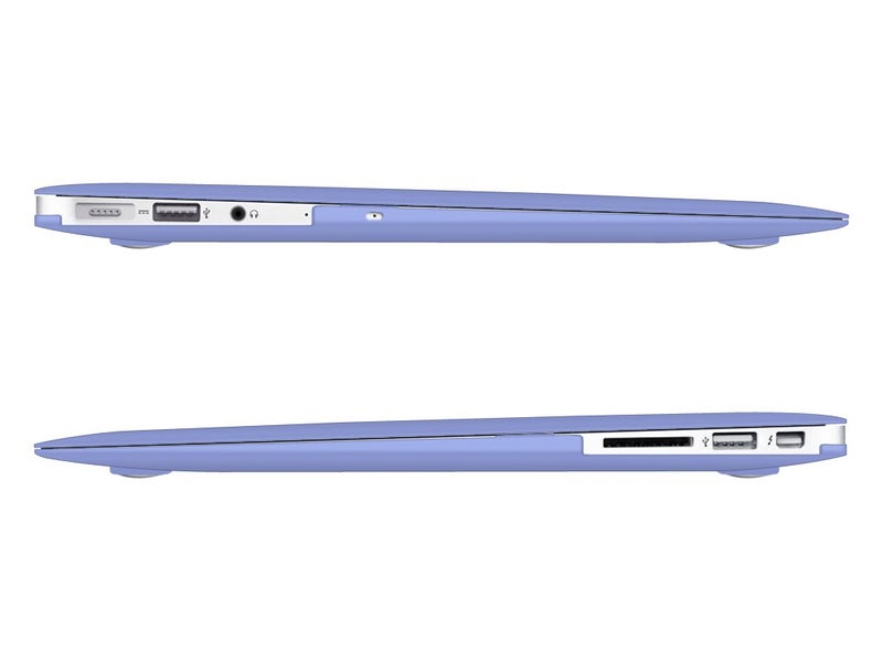 UESWILL Smooth Matte Hard Shell Case Cover Compatible with MacBook Air 11 inch (Model A1370 / A1465) + Microfibre Cleaning Cloth, Serenity Blue - Image 4